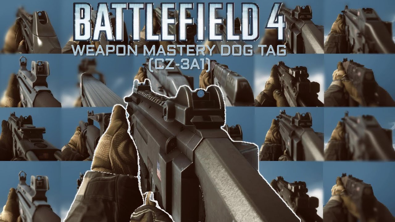 Battlefield 4 - Weapon Mastery Dog Tag - CZ-3A1
