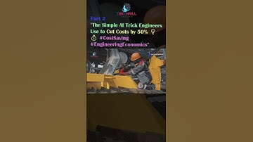 The Simple AI Trick Engineers Use to Cut Costs by 50% 💡💰 #CostSaving #EngineeringEconomics Part 2