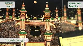Muslim Prayer Rug - Tapestries - Islamic Wall Rugs