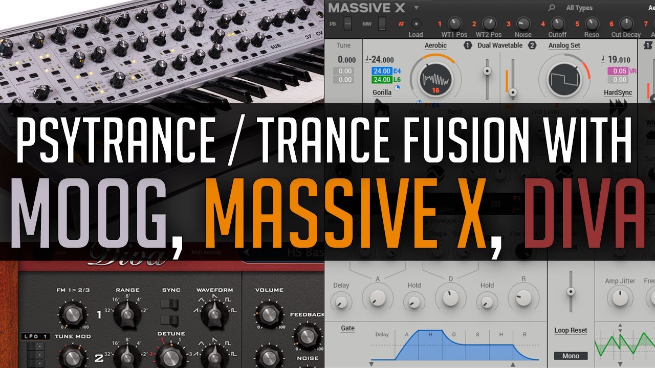 Psytrance / Trance Fusion with Moog, Massive X & Diva - (BjoKib - Special Access)