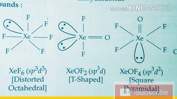 Xenon compounds#Structure