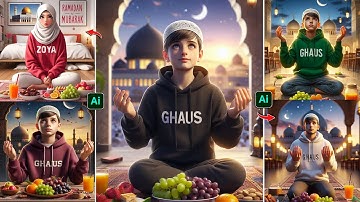 Ramadan Mubarak Ai Photo Editing 2024 || Ai Image Generator - Ghaus Editz