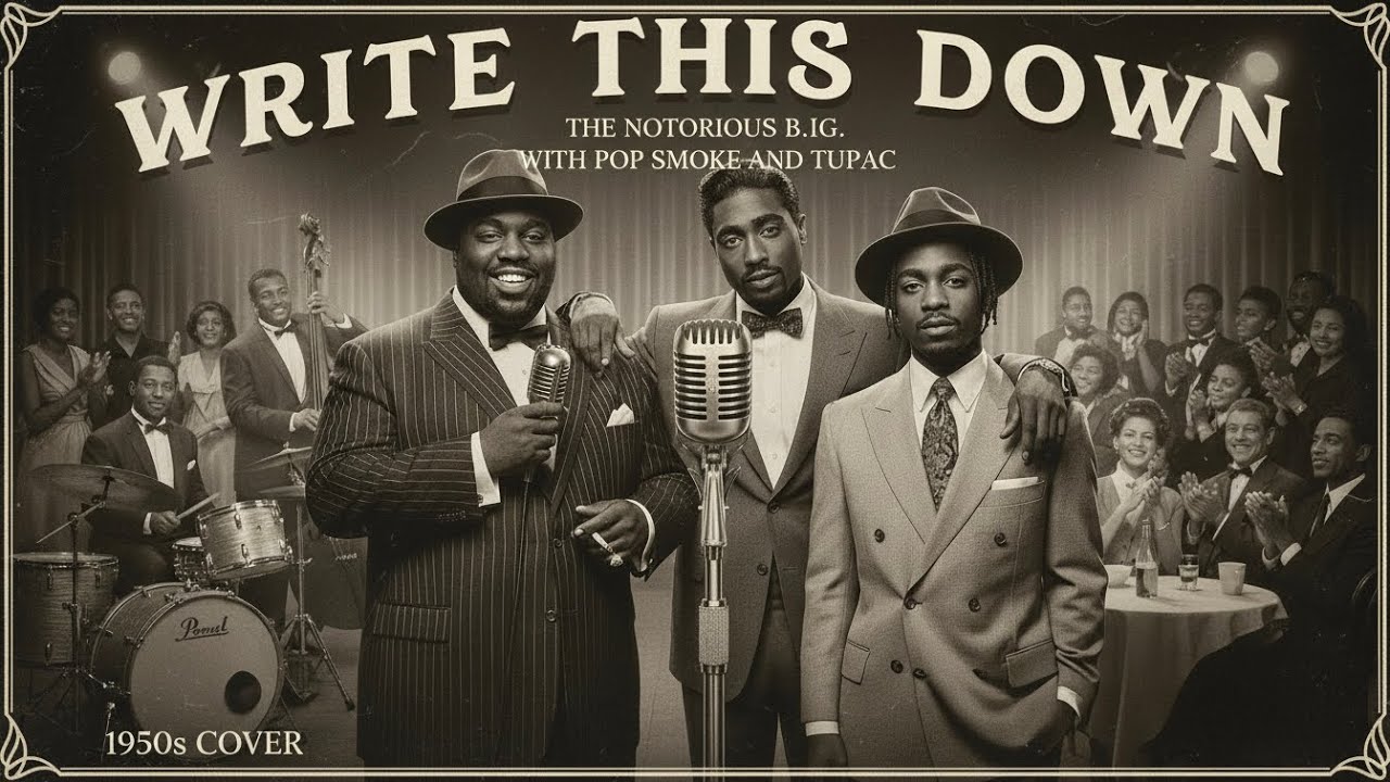 Write This Down – Pop Smoke × Tupac × Biggie (1950s Cover)