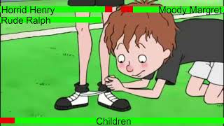 Horrid Henry 2010 Football Match With Healthbars