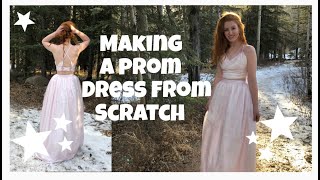 Following a Micarah Tewers Tutorial- Making my own PROM DRESS from scratch- I've never done this!