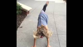 Happy National Gymnastics Day Isabelle Celebrated By Doing Gymnastics While Shopping