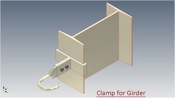 Clamp for Girder || Autodesk Inventor Tutorial