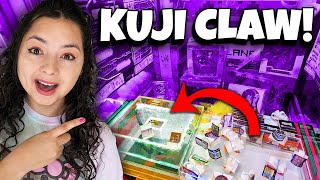 We played a Kuji Claw Machine!