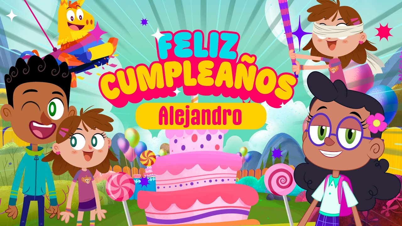Feliz Cumpleanos Alejandro Canticuentos Youtube