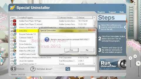 Uninstall AVG Anti-Virus 2012 - Remove & Uninstall AVG Anti-Virus 2012 with Special Uninstaller