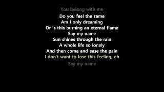 Eternal Flame (lyrics) - The Bangles