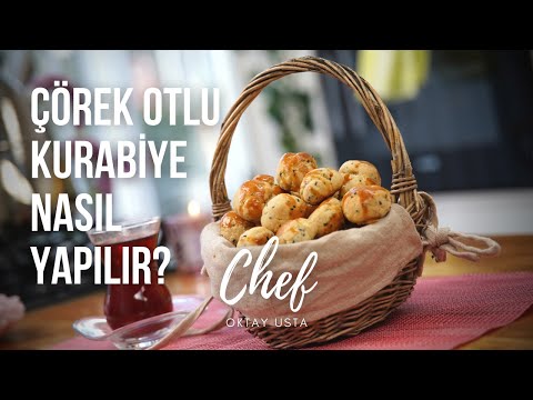 ÇÖREK OTLU Minik Leziz KURABİYE  | Oktay Usta