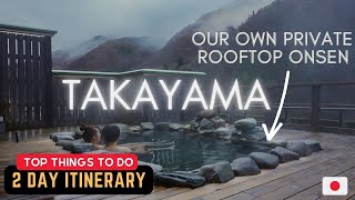 Ryokan Stay with Private Outdoor Onsen ♨️ in TAKAYAMA, JAPAN 🇯🇵 #japan #travel #visitjapan