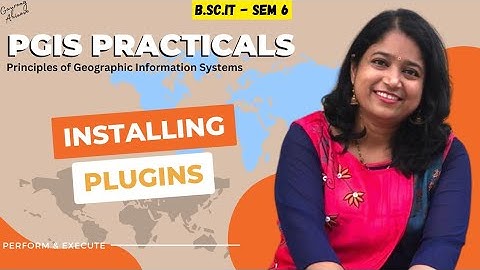 How to Install Plugins in QGIS || PGIS Practicals || Sem 6