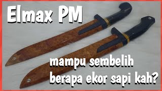 GOLOK SEMBELIH PREMIUM ELMAX,BOHLER N695, NECK KNIFE XW5