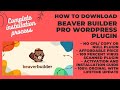 Beaver Builder Pro Download WordPress Plugin With Lifetime Update in Cheap Price
