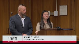 Oxford High School shooting survivor Kylie Ossege delivers impact statement