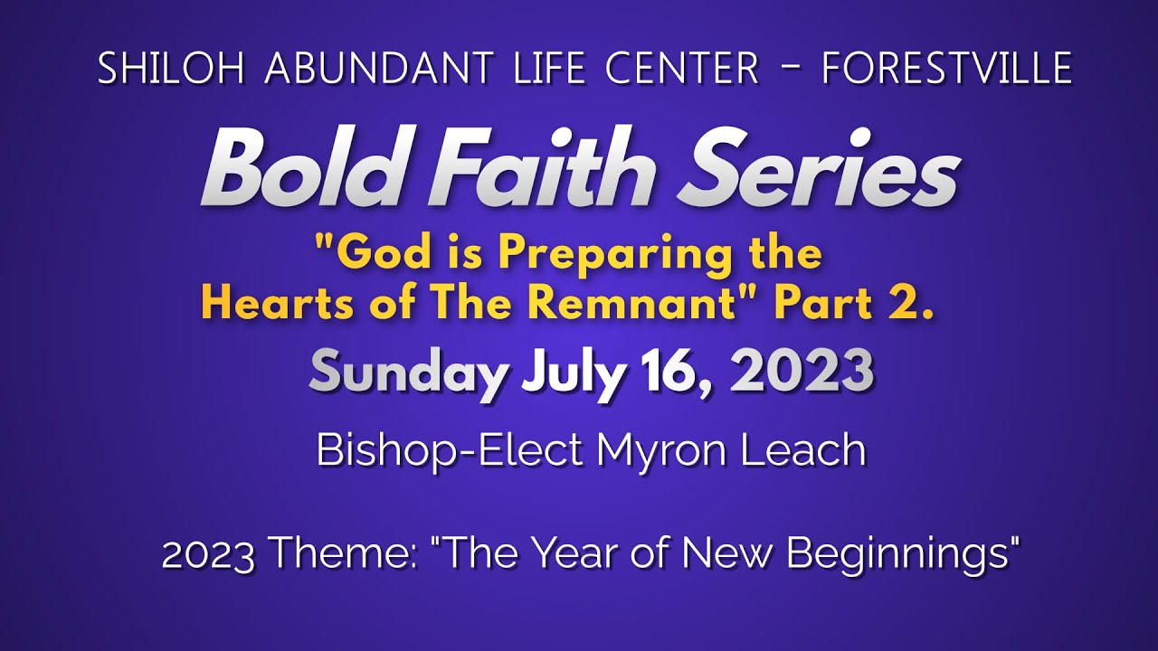 "God Is Preparing The Hearts of The Remnant" Part 2. - YouTube