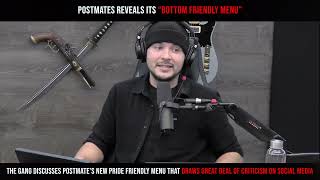 Postmates Reveals Its “Bottom Friendly Menu”