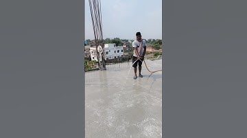 Curing after slab casting #shorts