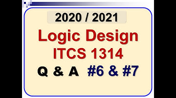 Logic Design Q & A #6 & #7 (Arabic)