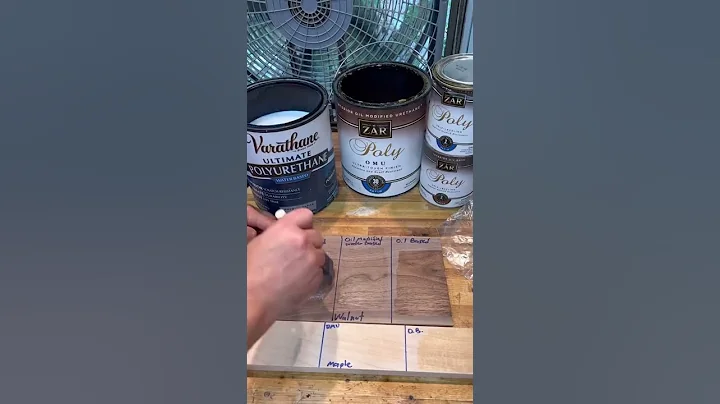 Differences in 3 types of interior polyurethanes #woodworking #polyurethane
