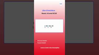 Like Using React JS and SCSS | SuperCodingBits #checkboxes  #reactjs #css #supercodingbits #react