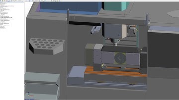 Edgecam Machine Simulation - Haas VF2SS TR160