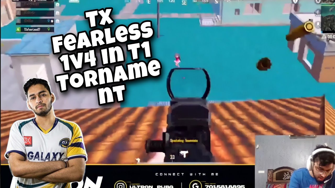 Tx Fearless 1 v 4 Cluch In T1 Tornament ⚡