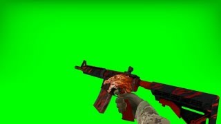 Футаж CSGO M4A4 Вой