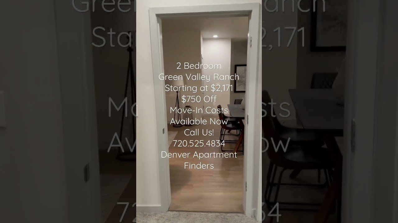 Denver Apartment Finders - 2 Bedroom Green Valley Ranch - Starting at $2,171 - $750 Off - Call Us
