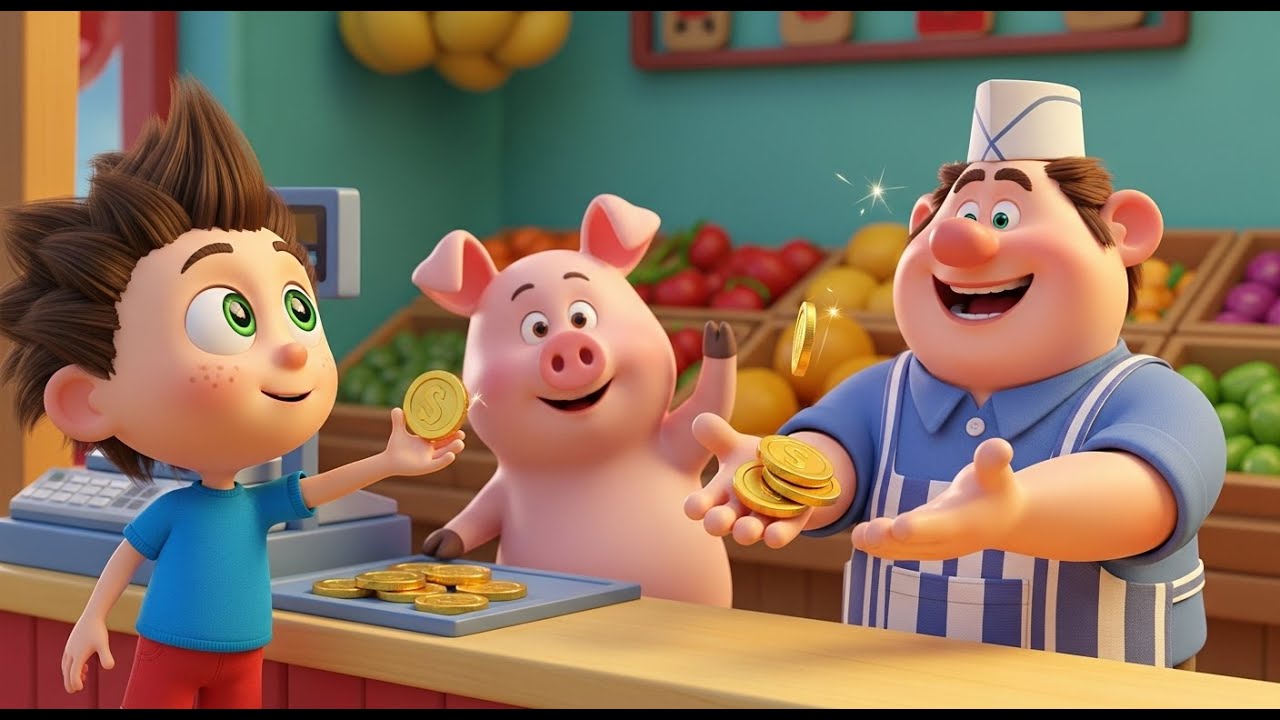 На рынок, на рынок, купить жирного поросёнка | Классическая детская песенка для детей | Веселая н...