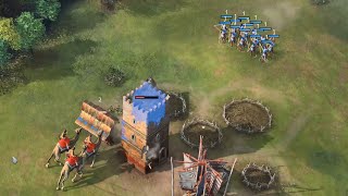 Age of Empires 4 - 1v1 ENGLISH RUSH | Multiplayer Gameplay