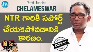 Retired Justice Jasti Chelameswar Exclusive Interview || Dil Se With Anjali #92