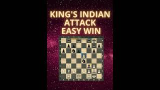 King's Indian Defense (Four pawn system) with black pieces #chess  #chessvideos #chessgame 