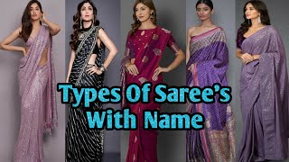 24 Different types of Saree's In india & their Name | Fashinable & Traditinal Saree's screenshot 3