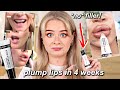 I tried *that* VIRAL &quot;Lip Filler&quot; Balm for 4 weeks.. My honest thoughts (Inkey List Peptide Balm)