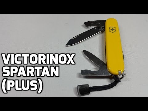Нож Victorinox Swiss Army Spartan черный, видео 1