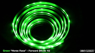 Flexible Digital RGB LED Ribbon Tape - Green "Horse Race" - EcolocityLED.com