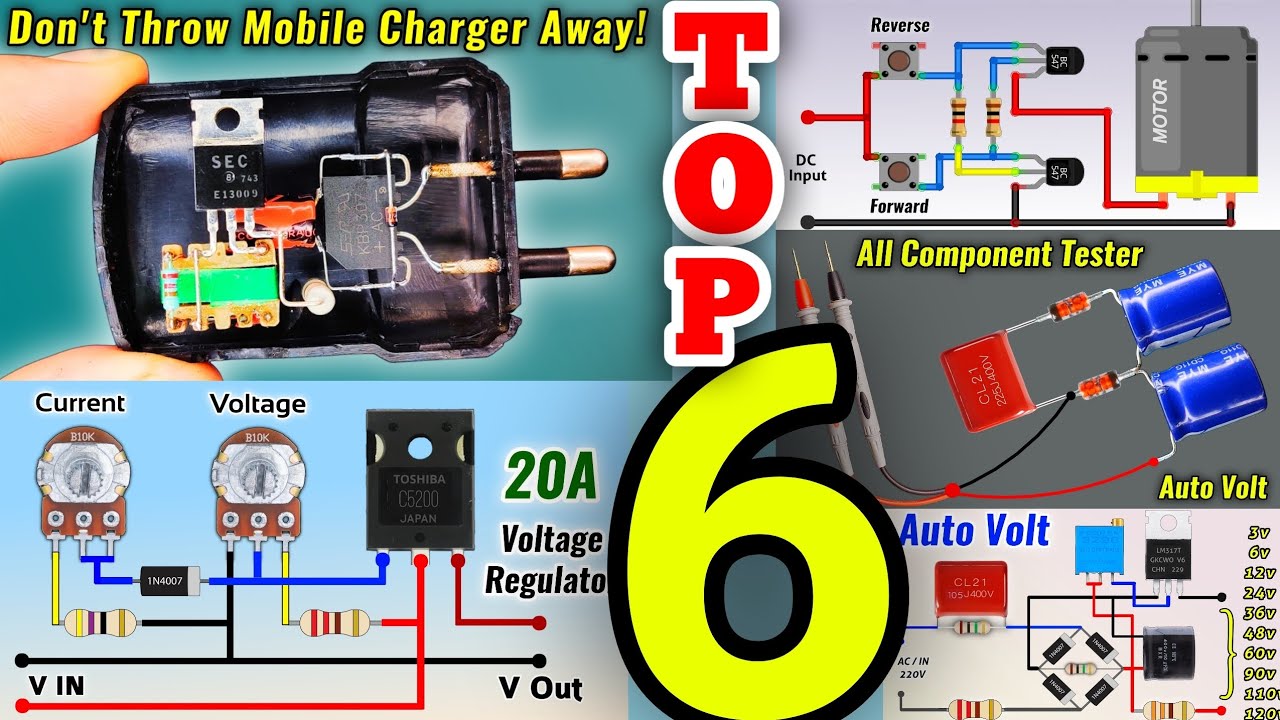 Top 6 Electronics Projects with Basic Components (2025)