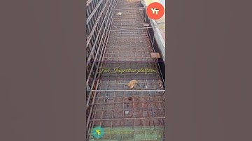 Inspection Plateform Steel Fixing work is in progress | Of Abutment | Bridge Work | Structure Work