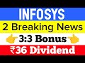  33 bonus   infosys share news  infosys share analysis  infosys share latest news today