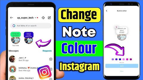 How To Change Instagram Notes Color 2025 | Instagram Notes Colour Change Kaise Kare |New Update 2025