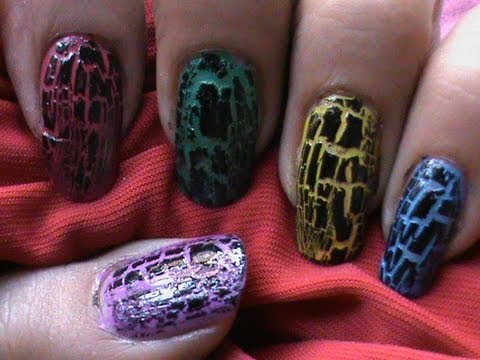 2010s fashion crackle polish