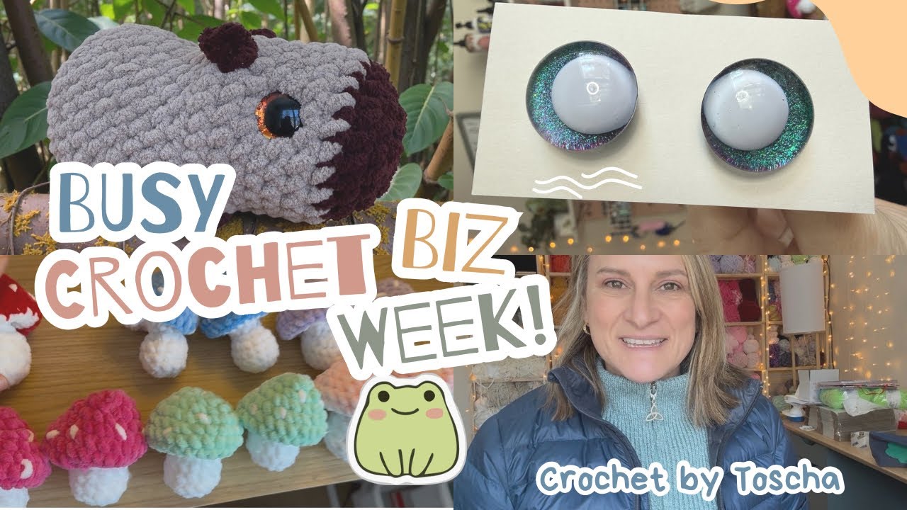 Видеоблог о занятом бизнесе по вязанию крючком