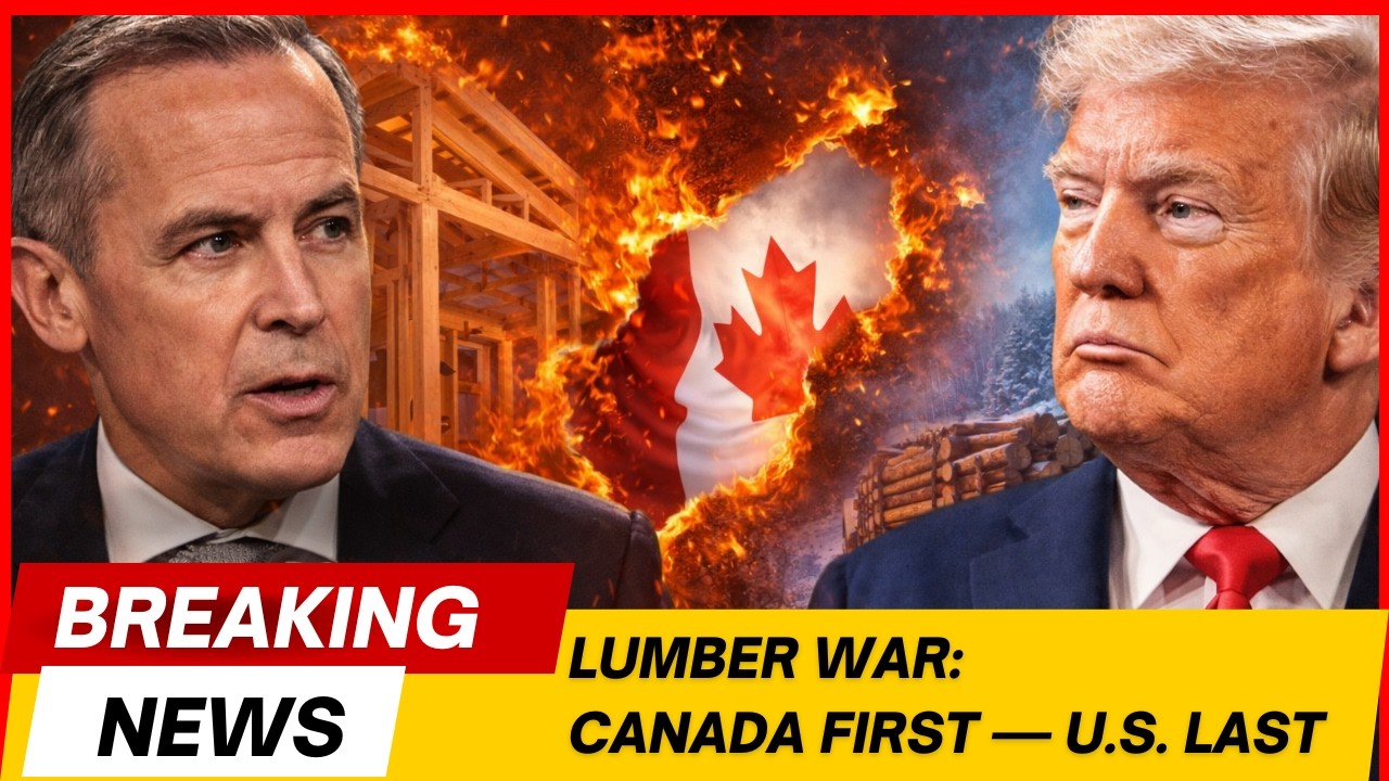 BREAKING: WOOD WAR: Canada Retaliates with Tariffs and Hits the Heart of the U.S. Real Estate Market