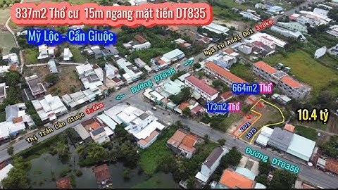 837m2 thỏi Mặt tiền  DT835B Mỹ Lộc Cần Giuộc 10.4 tỷ 0968.079.561
