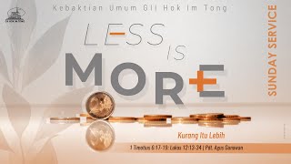 Less is More (Kurang itu Lebih)