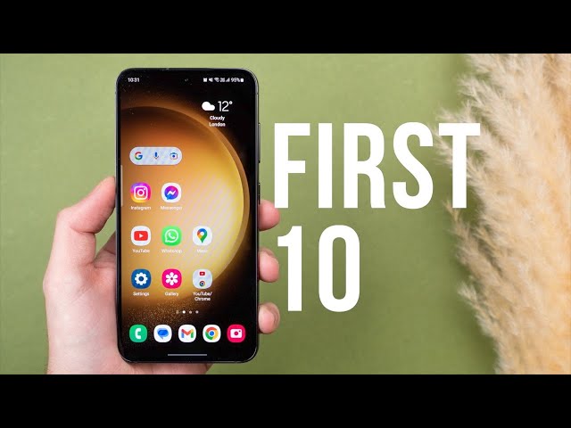 Galaxy S23 - First 10 Things To Do! (Tips & Tricks) class=