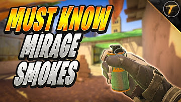 CS2 Mirage Smokes You MUST Know! | CS2 Mirage Smoke Lineups
